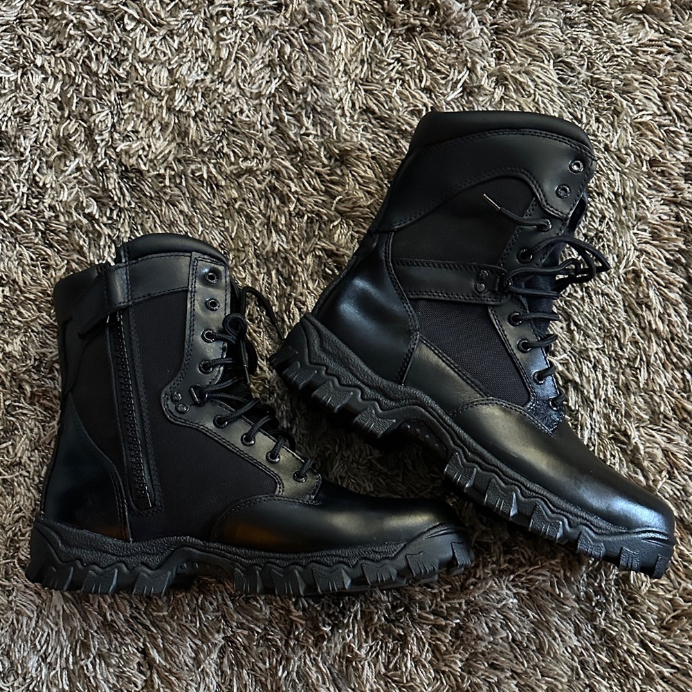 Rocky Alpha Force Men's Sleek Black Combat Boots